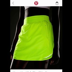 NWT Lululemon Tennis or Running Hotty Hot HR Skirt* Long